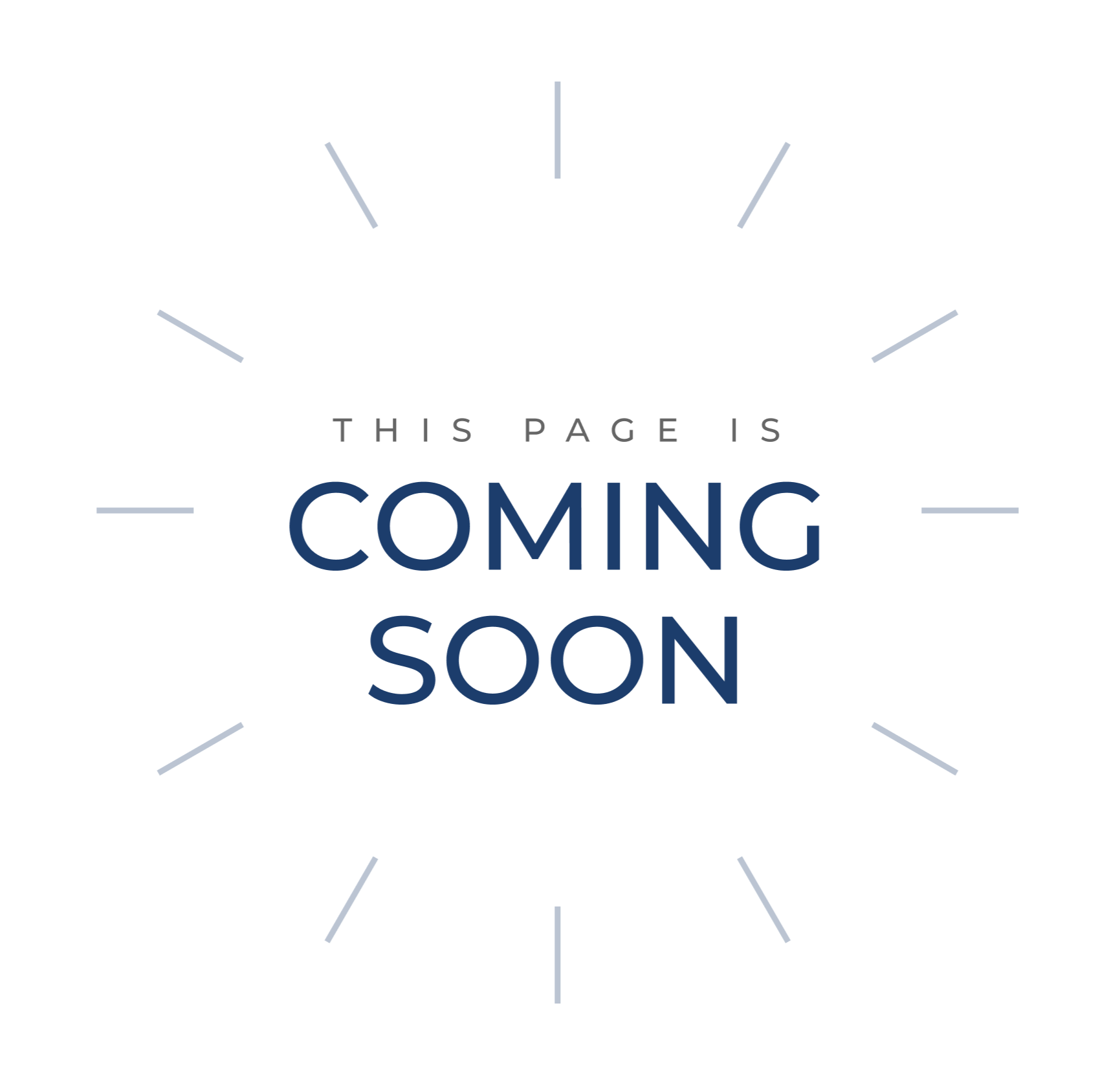Coming Soon Coming Soon